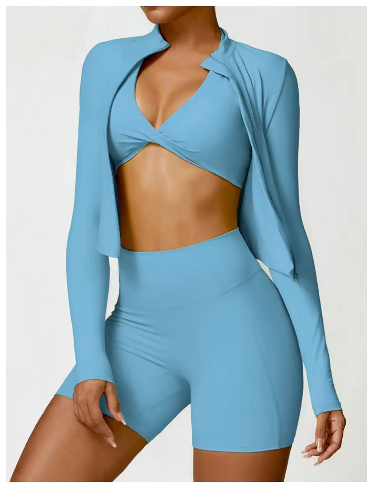 3-Piece Fitness Activewear Set