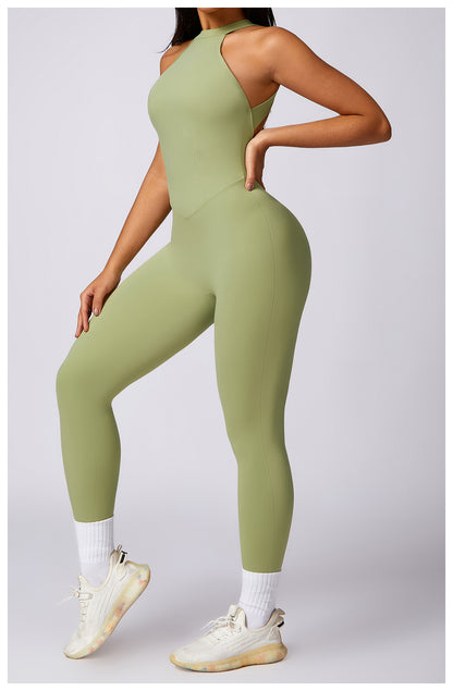 Sexy Backless Workout Jumpsuit