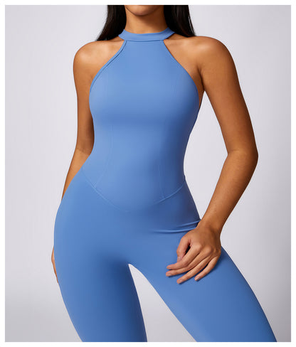 Sexy Backless Workout Jumpsuit