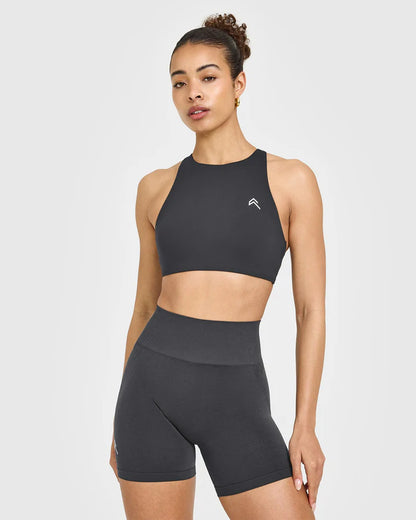 High Neck Sports Bra