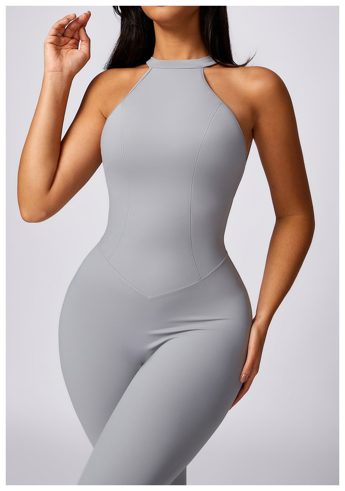 Sexy Backless Workout Jumpsuit