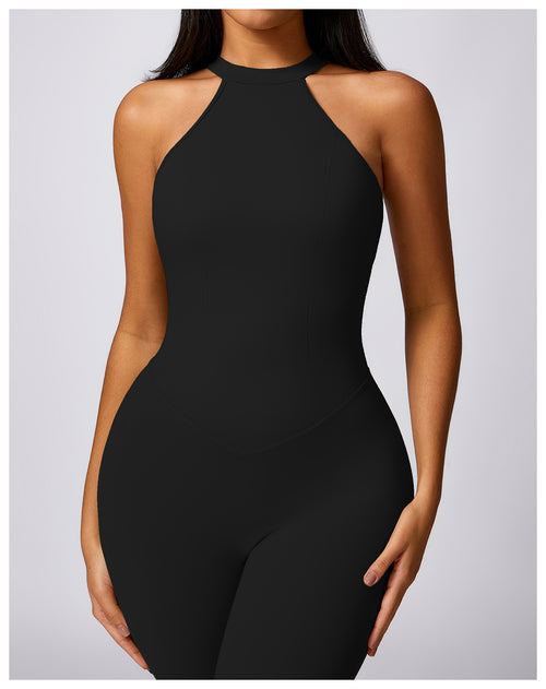 Sexy Backless Workout Jumpsuit