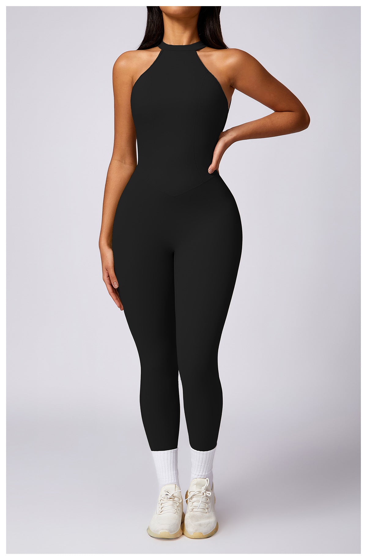 Sexy Backless Workout Jumpsuit
