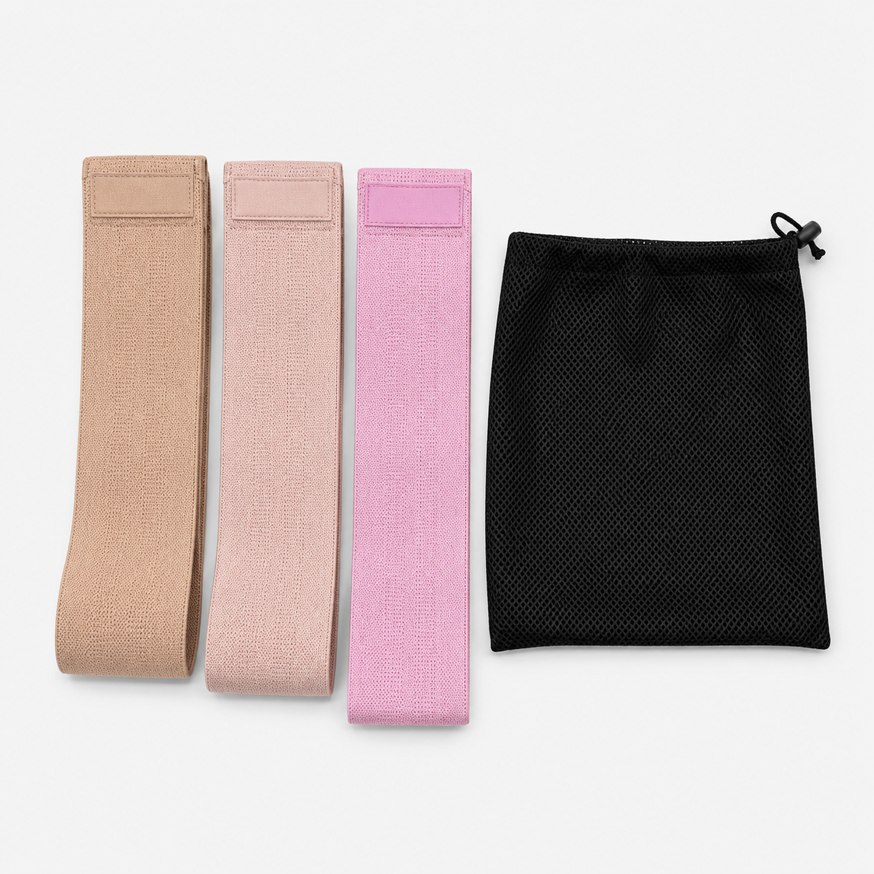 Heavy Fabric Resistance Bands Set