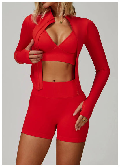 ContourFit Zip-Up 3-Piece Active Set