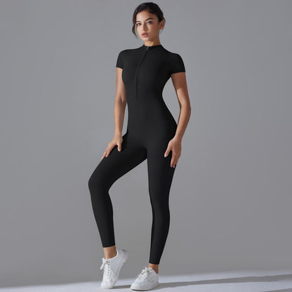 Zipper Yoga Jumpsuit