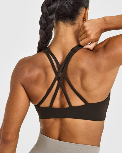 High Neck Sports Bra