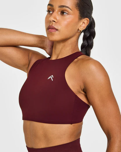 High Neck Sports Bra
