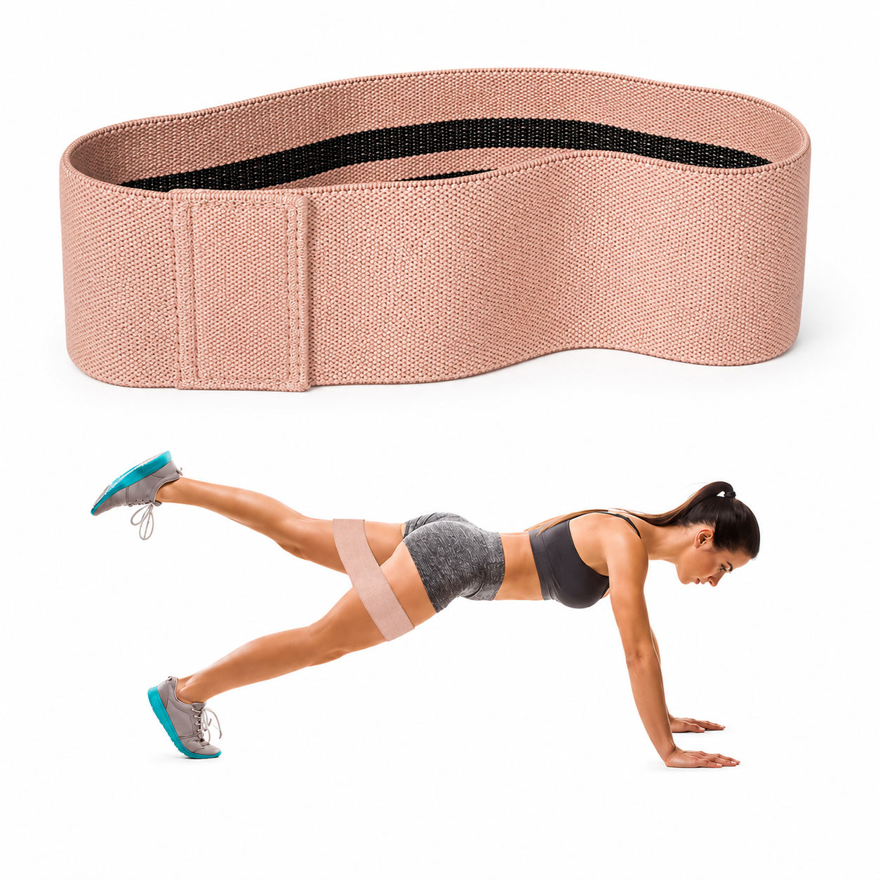 Heavy Fabric Resistance Bands Set