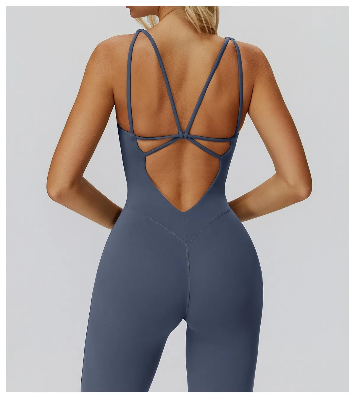 FlexFlow Cross-Back Flare Jumpsuit