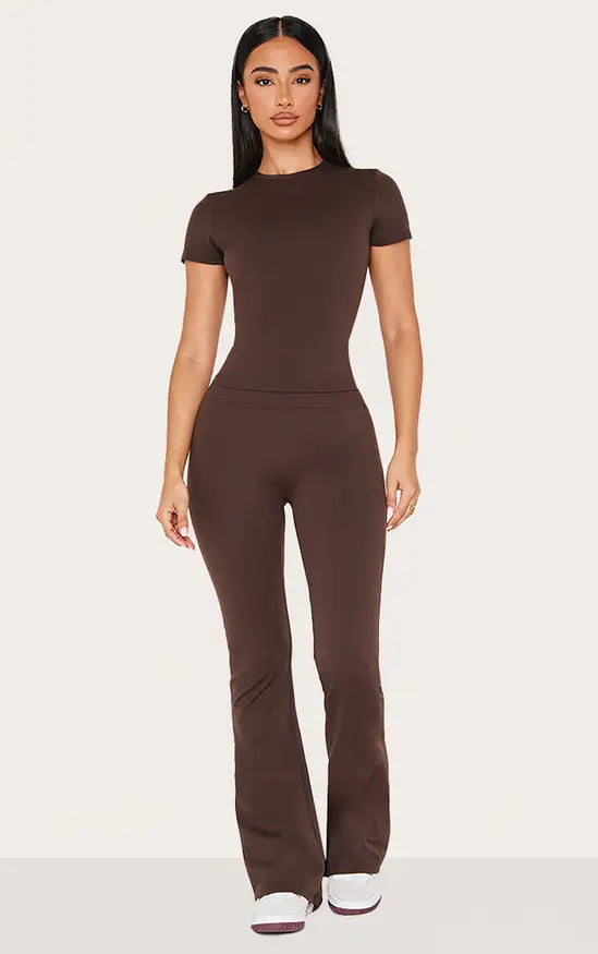 High Waist Flared Yoga Pants