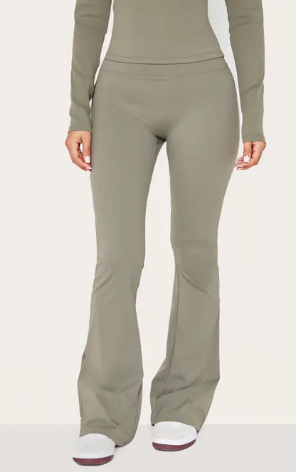 High Waist Flared Yoga Pants