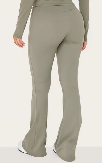 High Waist Flared Yoga Pants