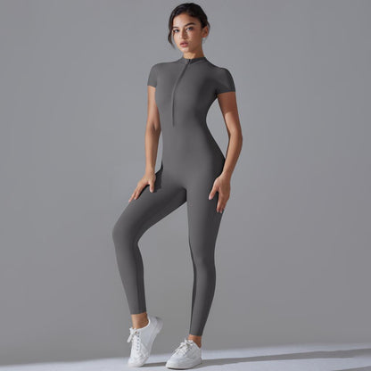 Zipper Yoga Jumpsuit